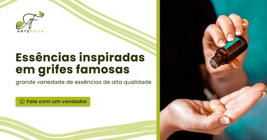 Essencias inspiradoras em grifes famosas